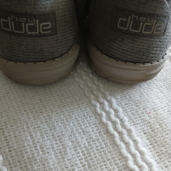 Hey Dude Wally Ash Crosshatch Size 13 Men's Slip On Shoes - Picture 6 of 14